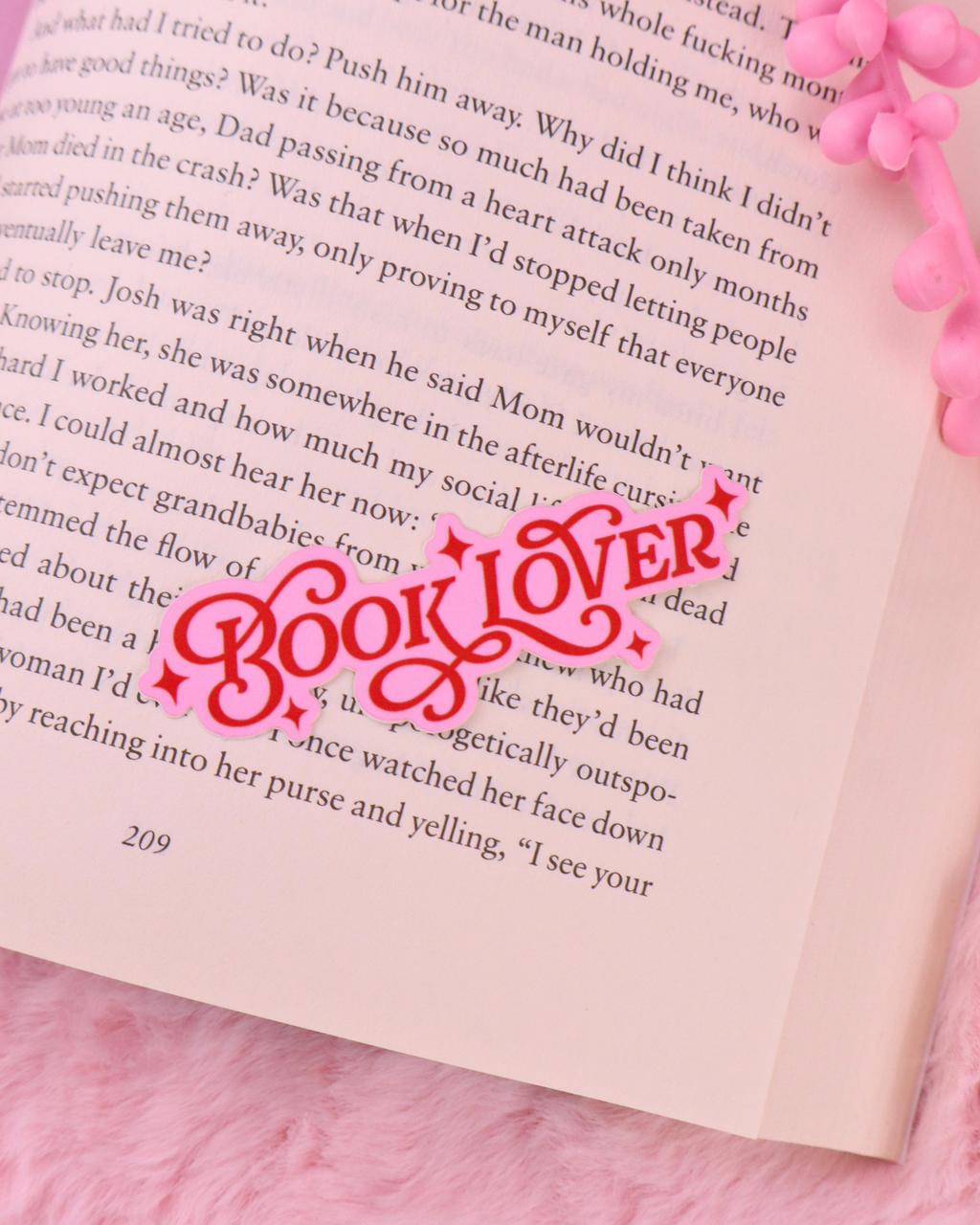 Book Lover Vinyl Bookish Waterproof Sticker for Readers