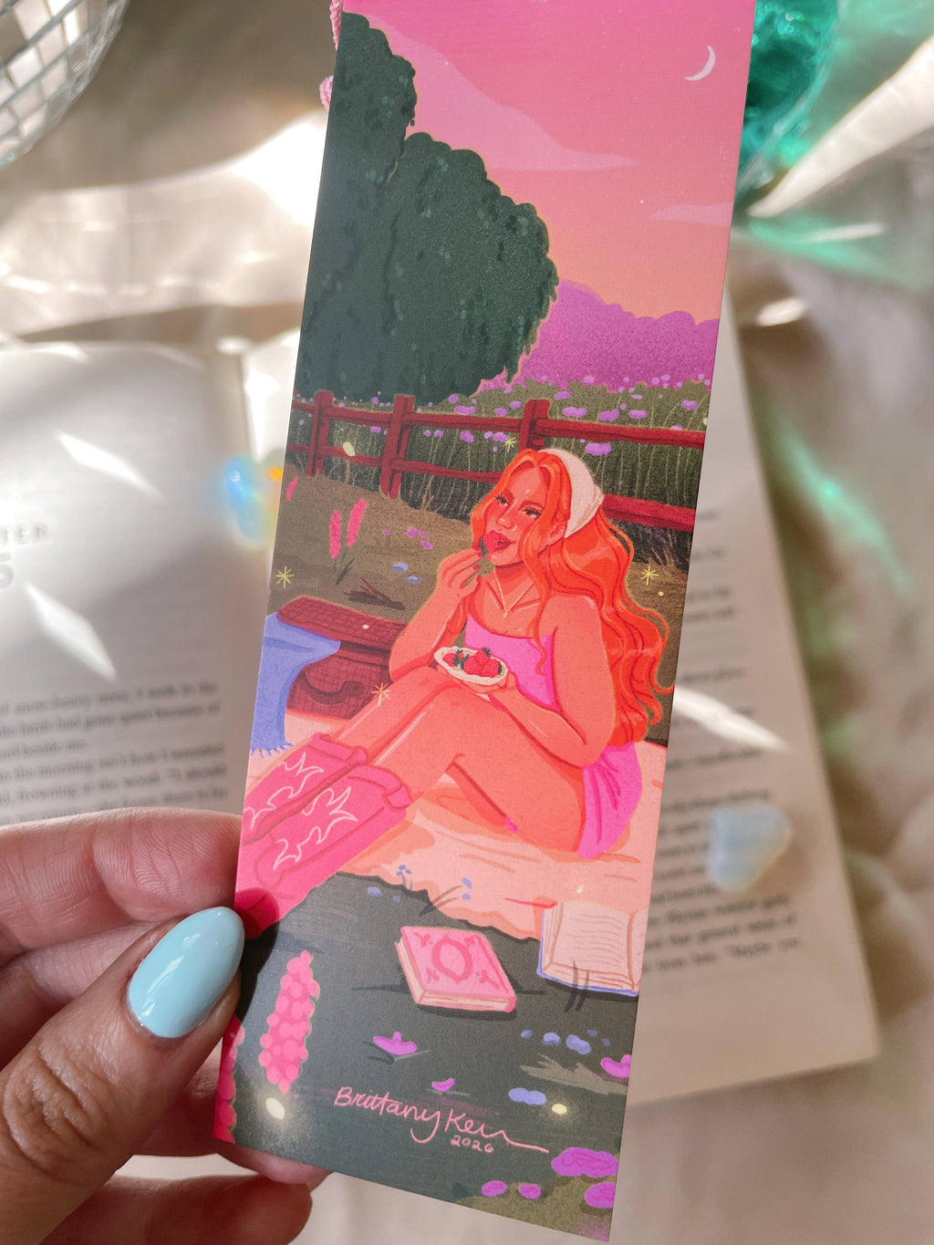 Strawberry Patch Bookmark