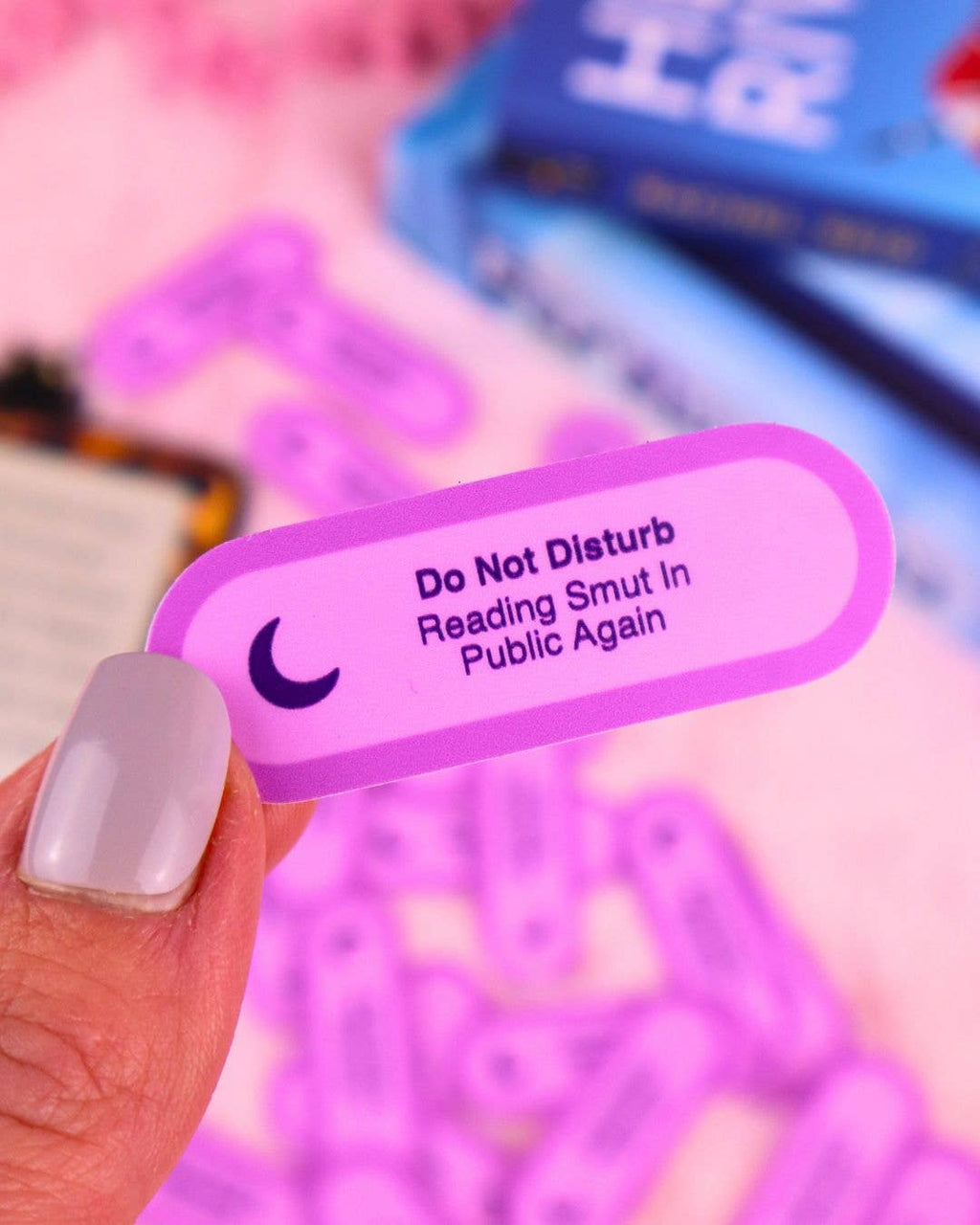Do Not Disturb Reading Smut In Public Again Vinyl Sticker