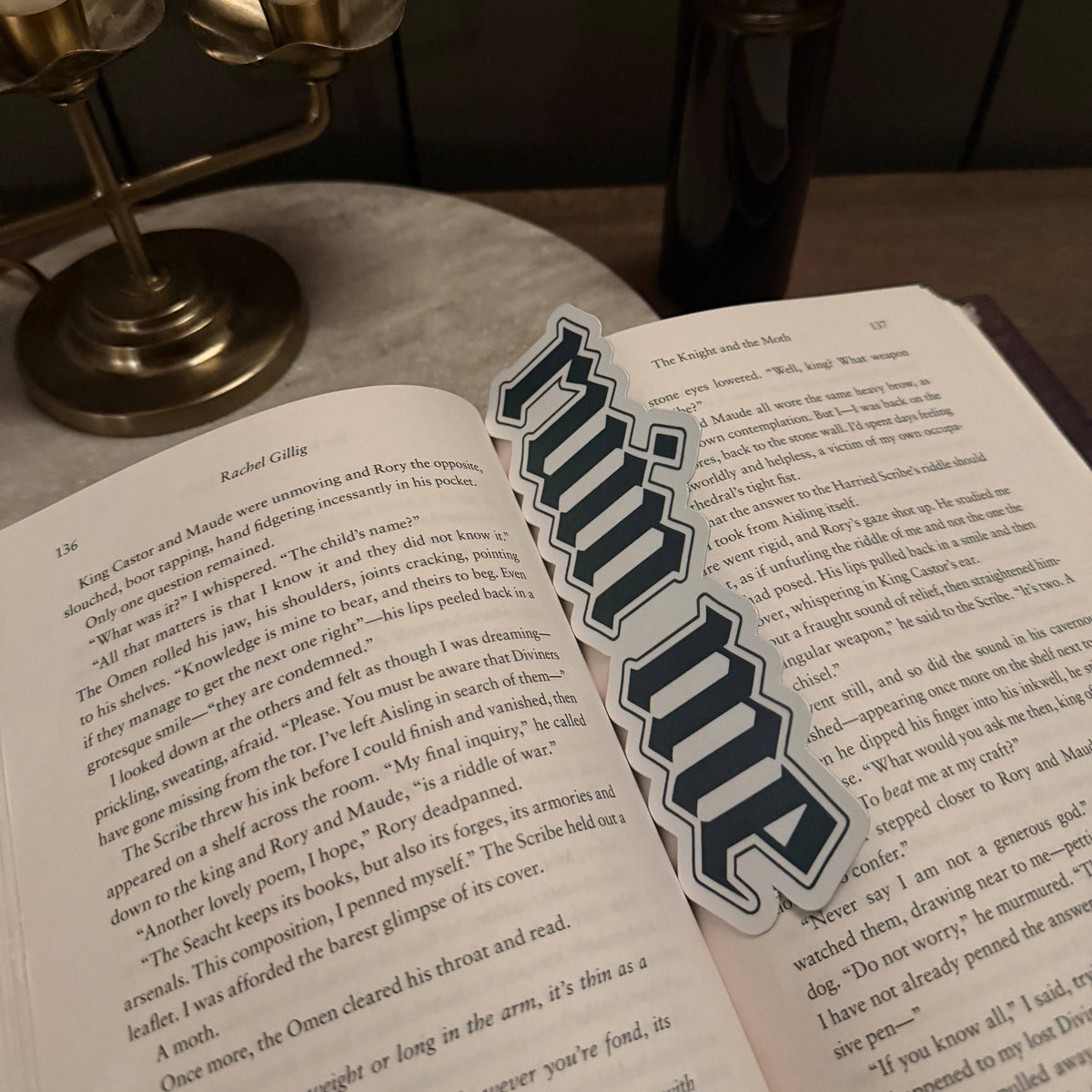 Ruin Me Gothic Bookmark | Handmade Dark Romance Bookmark