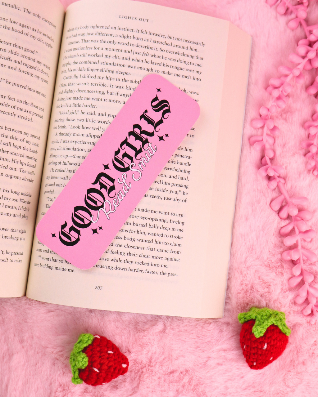 Good Girls Read Smut Bookmark for Spicy  Romance Readers