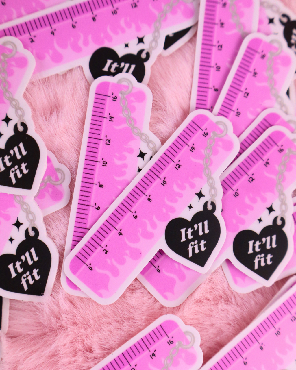 It'll Fit Vinyl Waterproof Bookish Dark Romance Sticker