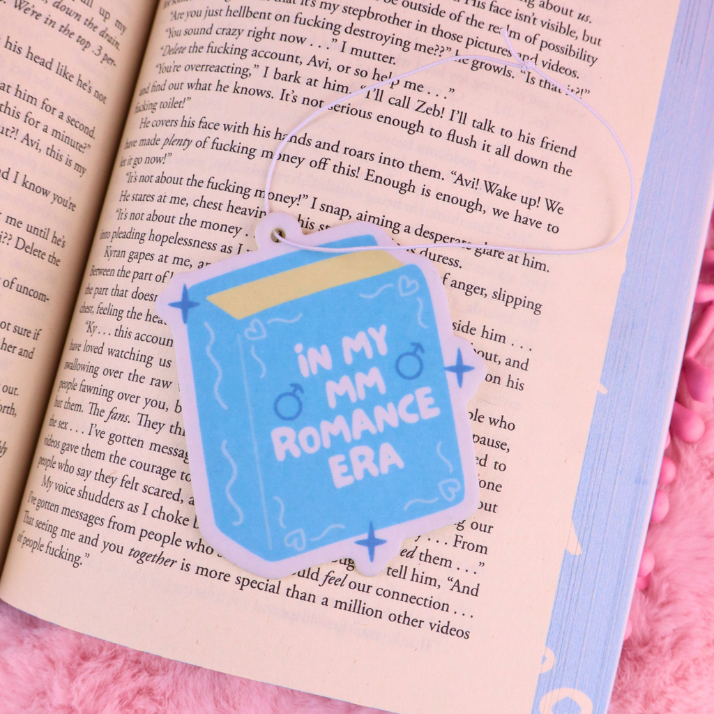 In My MM Romance Era Bookish Air Freshener
