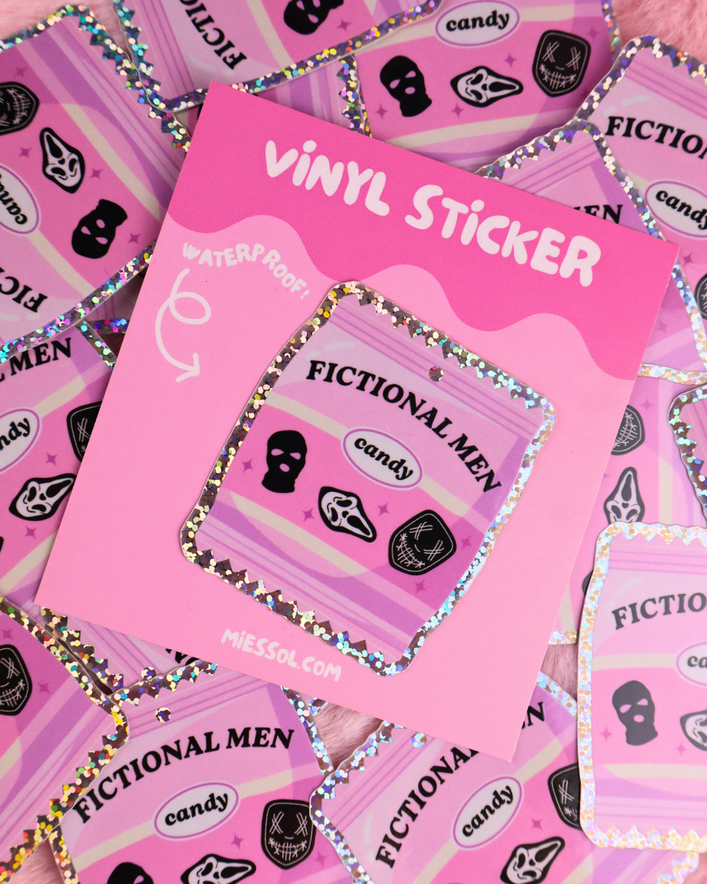 Fictional Men Candy Vinyl  Bookish Waterproof Sticker