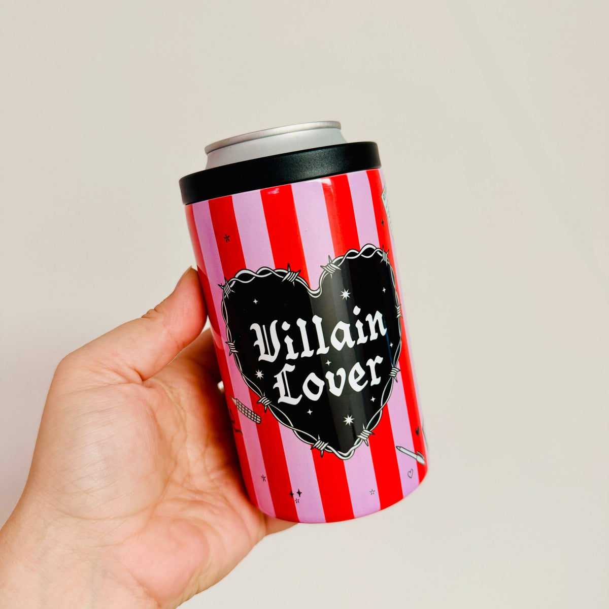 12 oz Can Cooler, Villain Lover