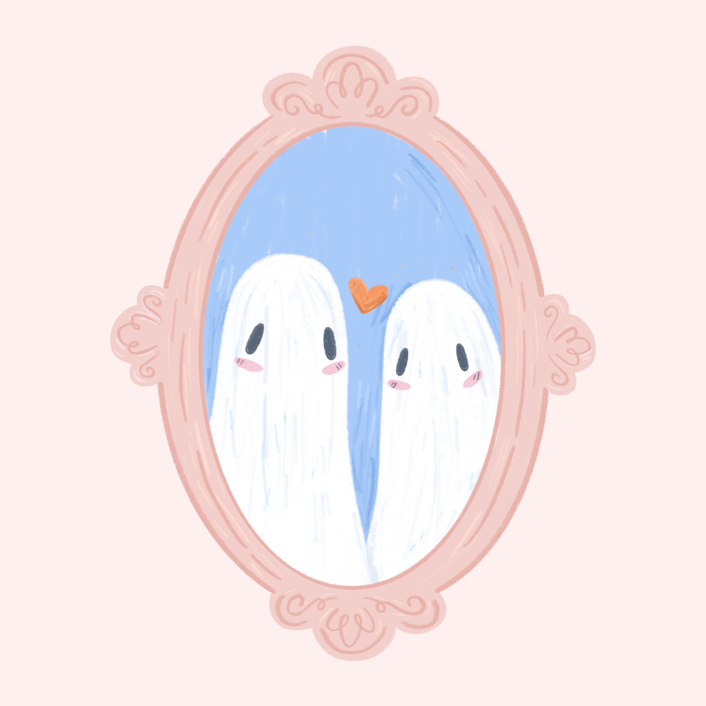 Portrait of Two Ghosts Print