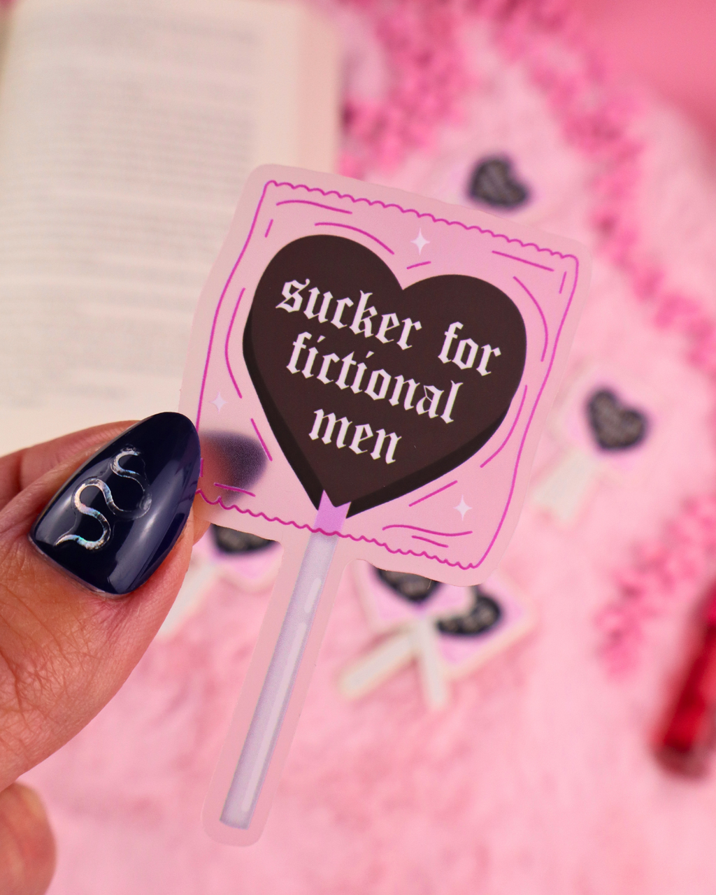Sucker For Fictional Men Transparent Vinyl Bookish 