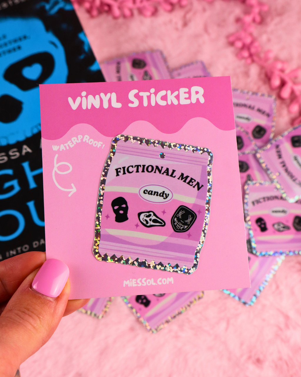 Fictional Men Candy Vinyl  Bookish Waterproof Sticker