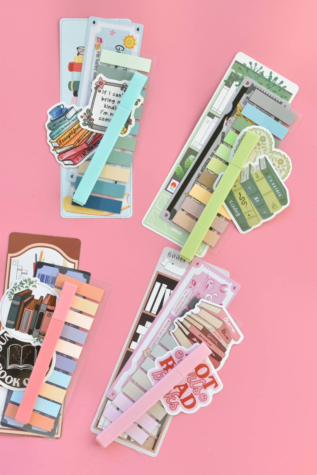 Bookish Gift Set – Romance Tropes, Bookmarks & Stickers gift