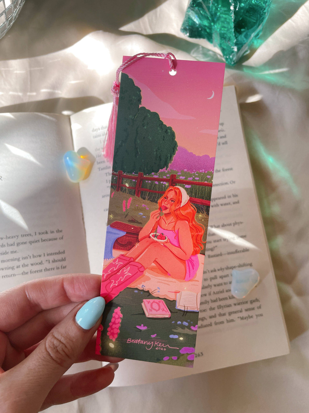 Strawberry Patch Bookmark