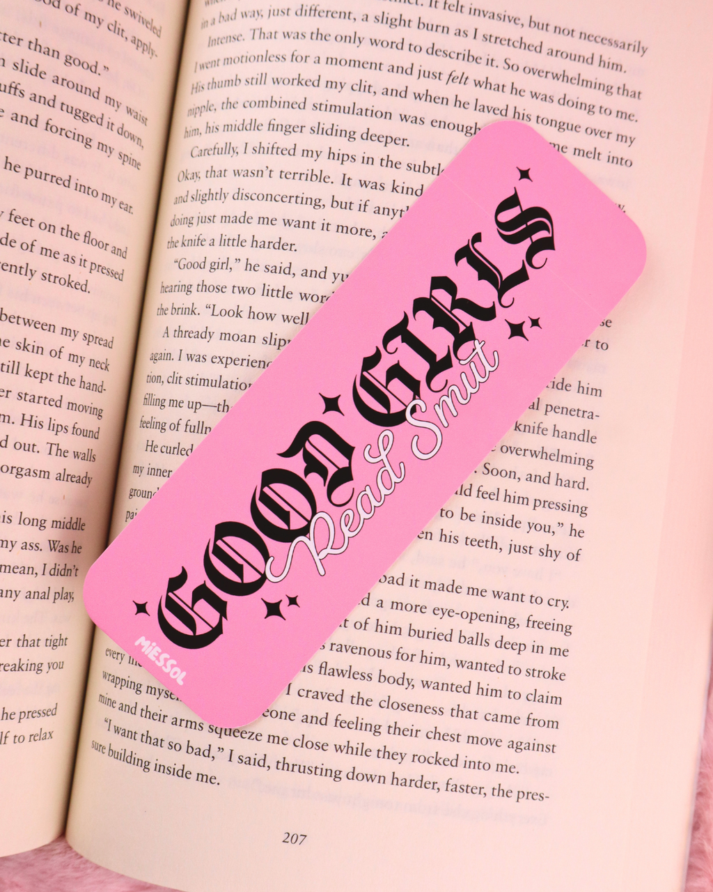 Good Girls Read Smut Bookmark for Spicy  Romance Readers