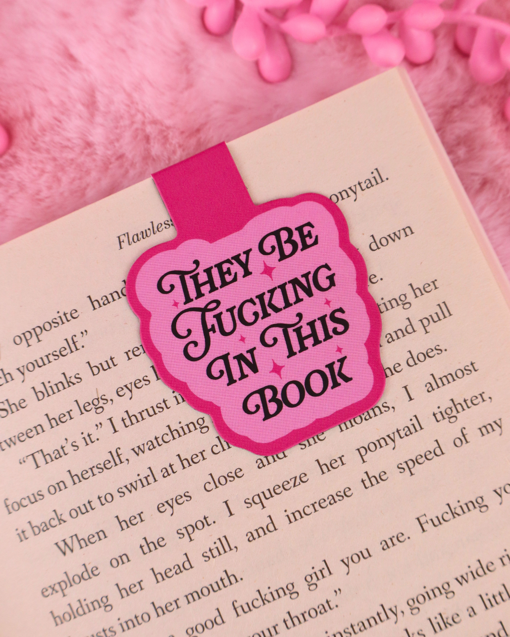 Magnetic Bookmark | They Be Fucking in this Book