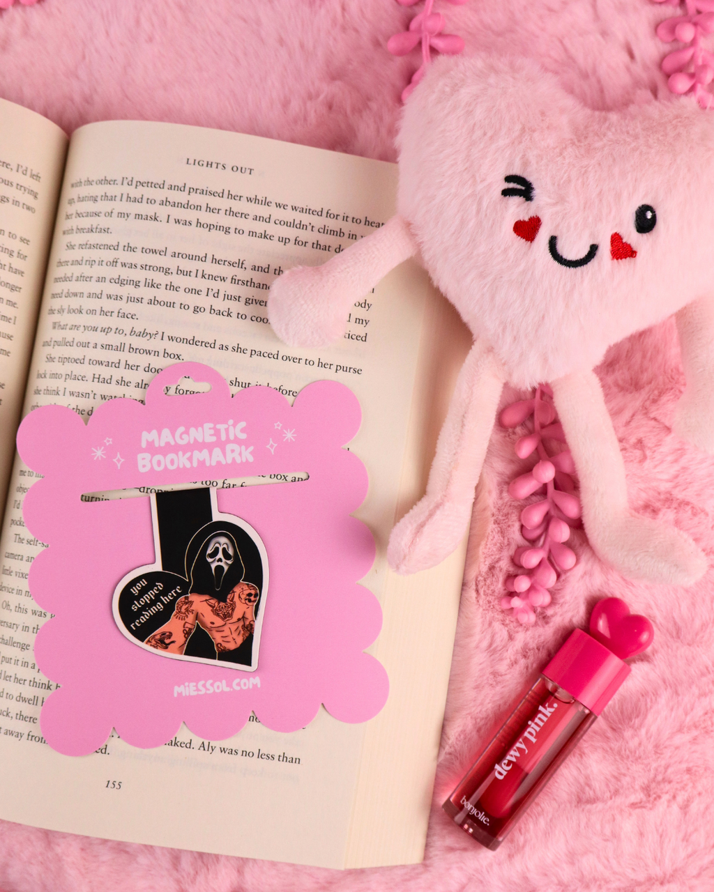 Masked Men Magnetic Bookmark for Dark Romance Readers
