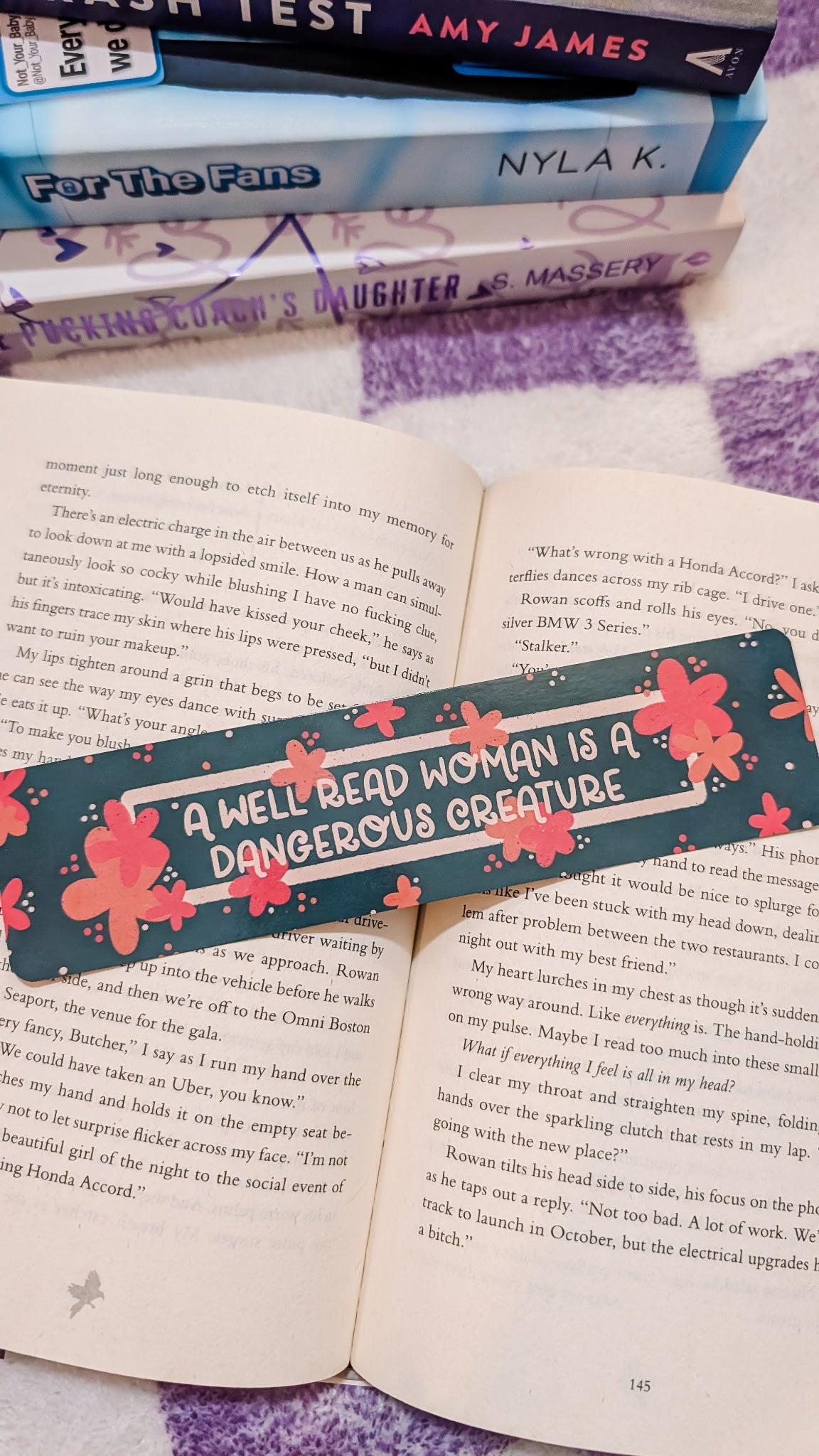 A Well Read Woman Is A Dangerous Creature Bookmark 2x8