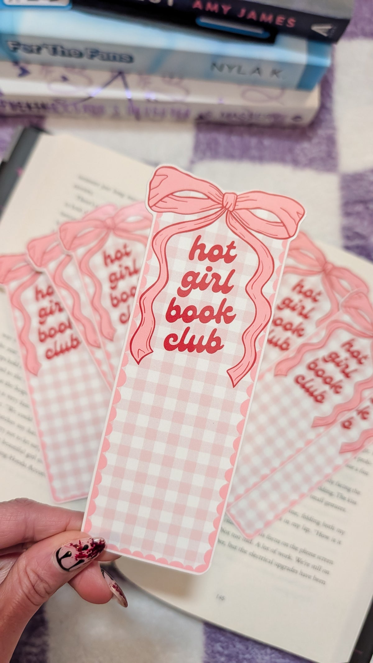 Bookmark Hot Girl Book Club