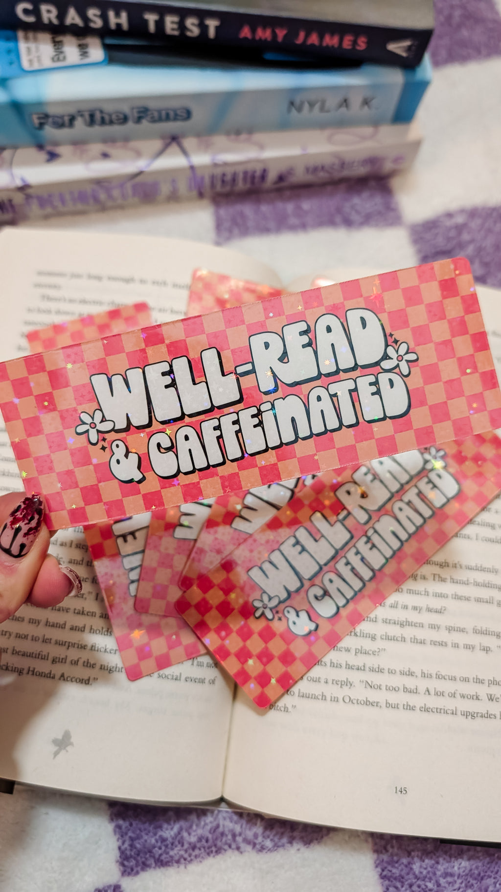 Bookmark Well Read & Caffeinated