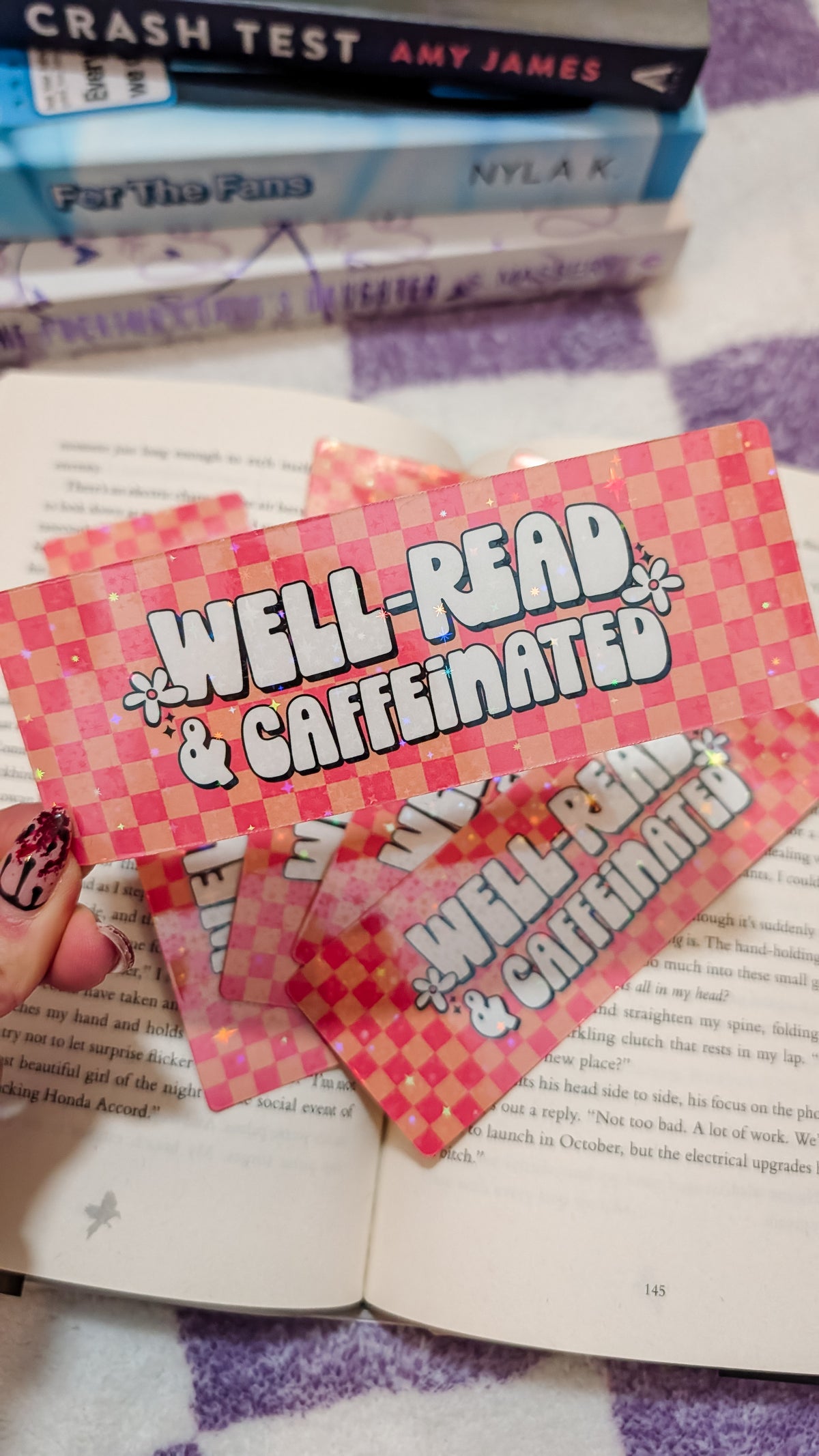 Bookmark Well Read & Caffeinated