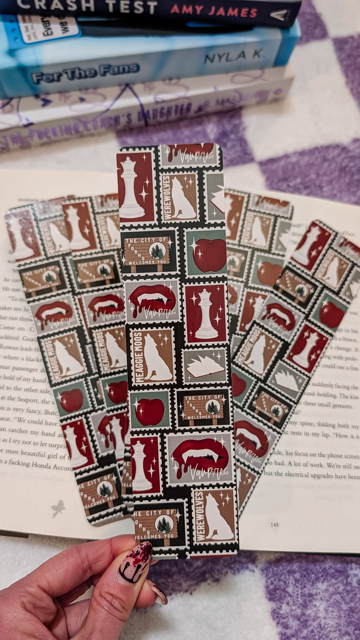 Forks Washington Stamps 2x8 Bookmark | Glossy