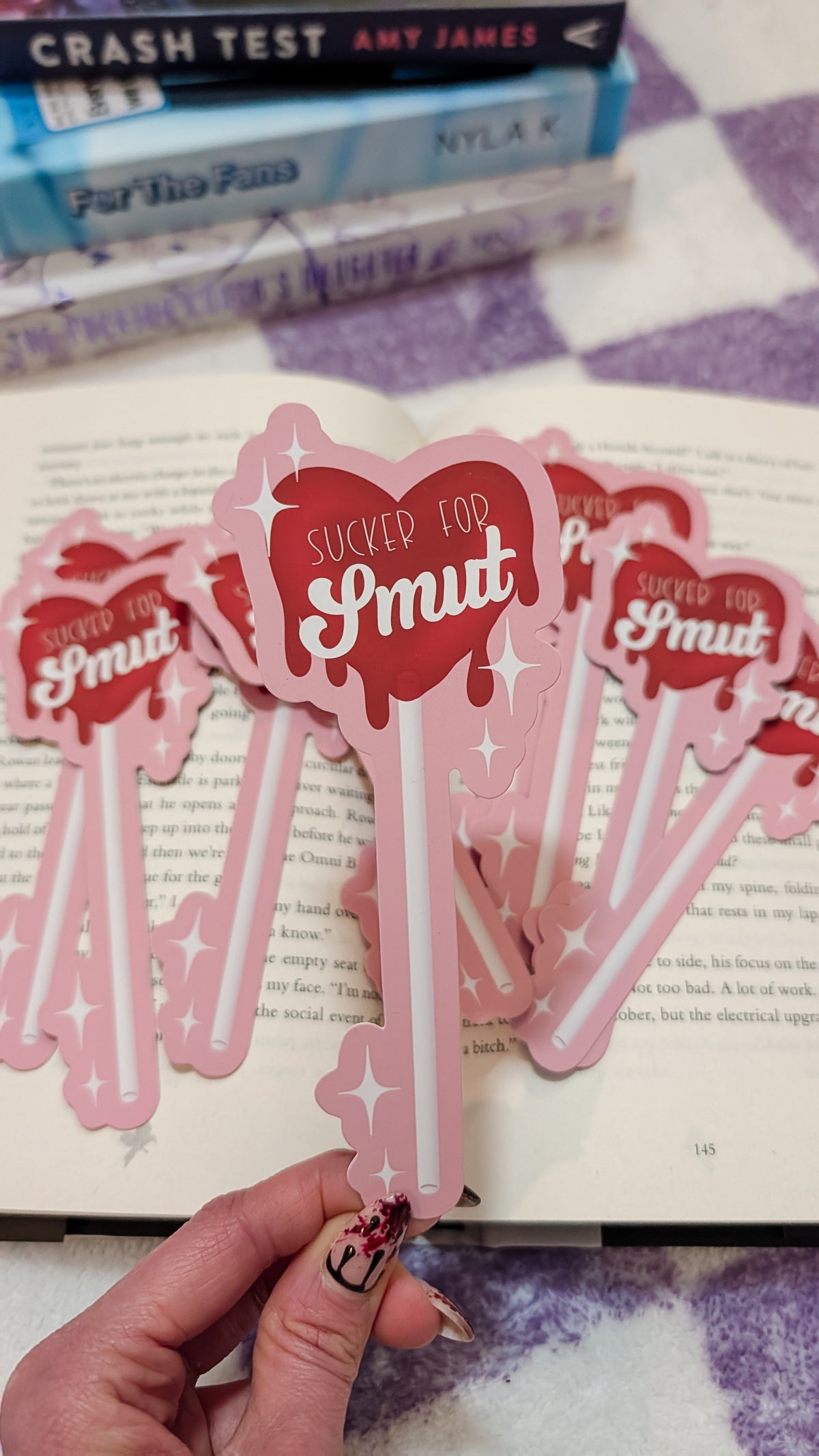 Sucker for Smut Bookmark | Soft Touch