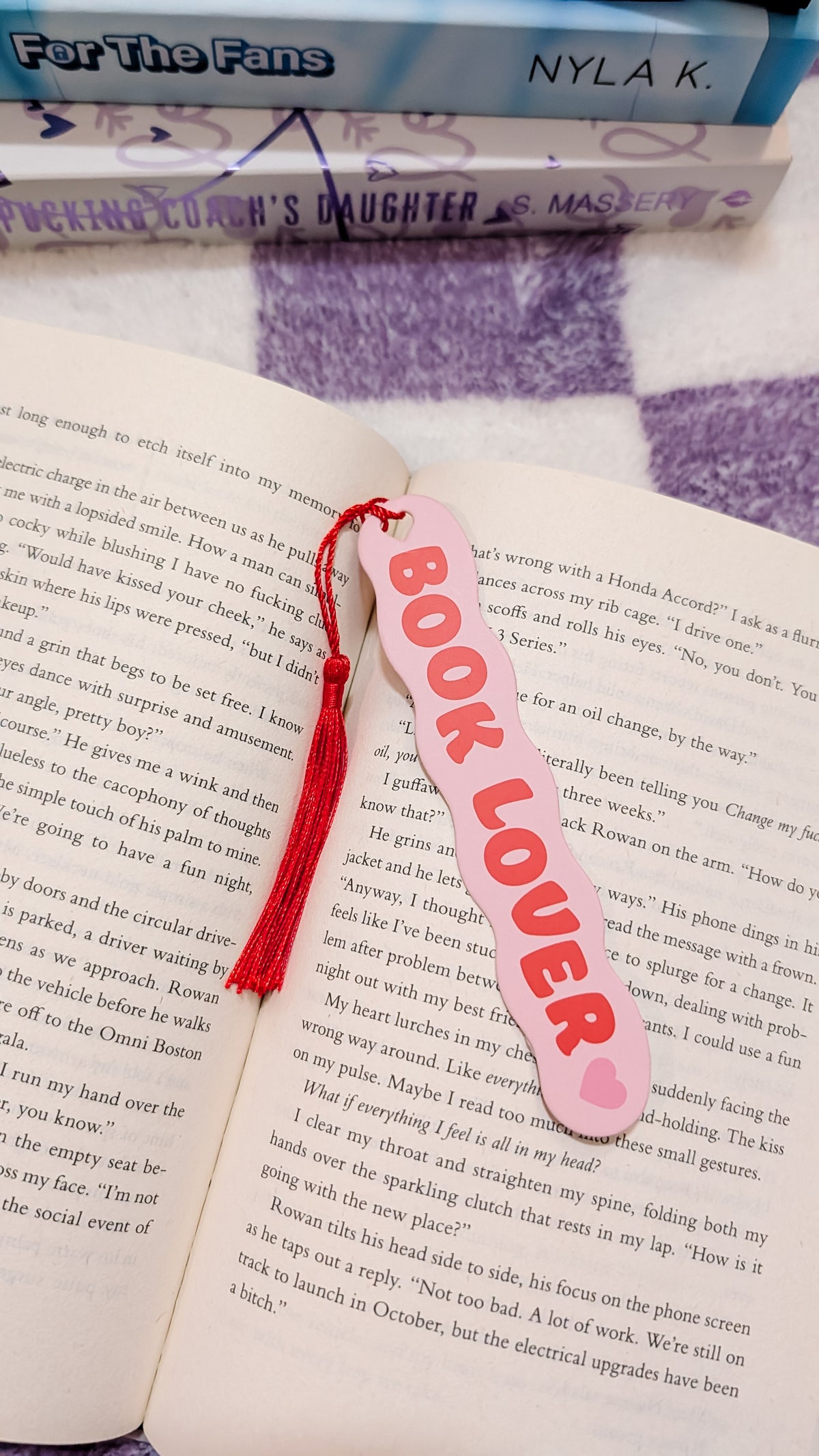 Book Lover Die Cut Bookmark