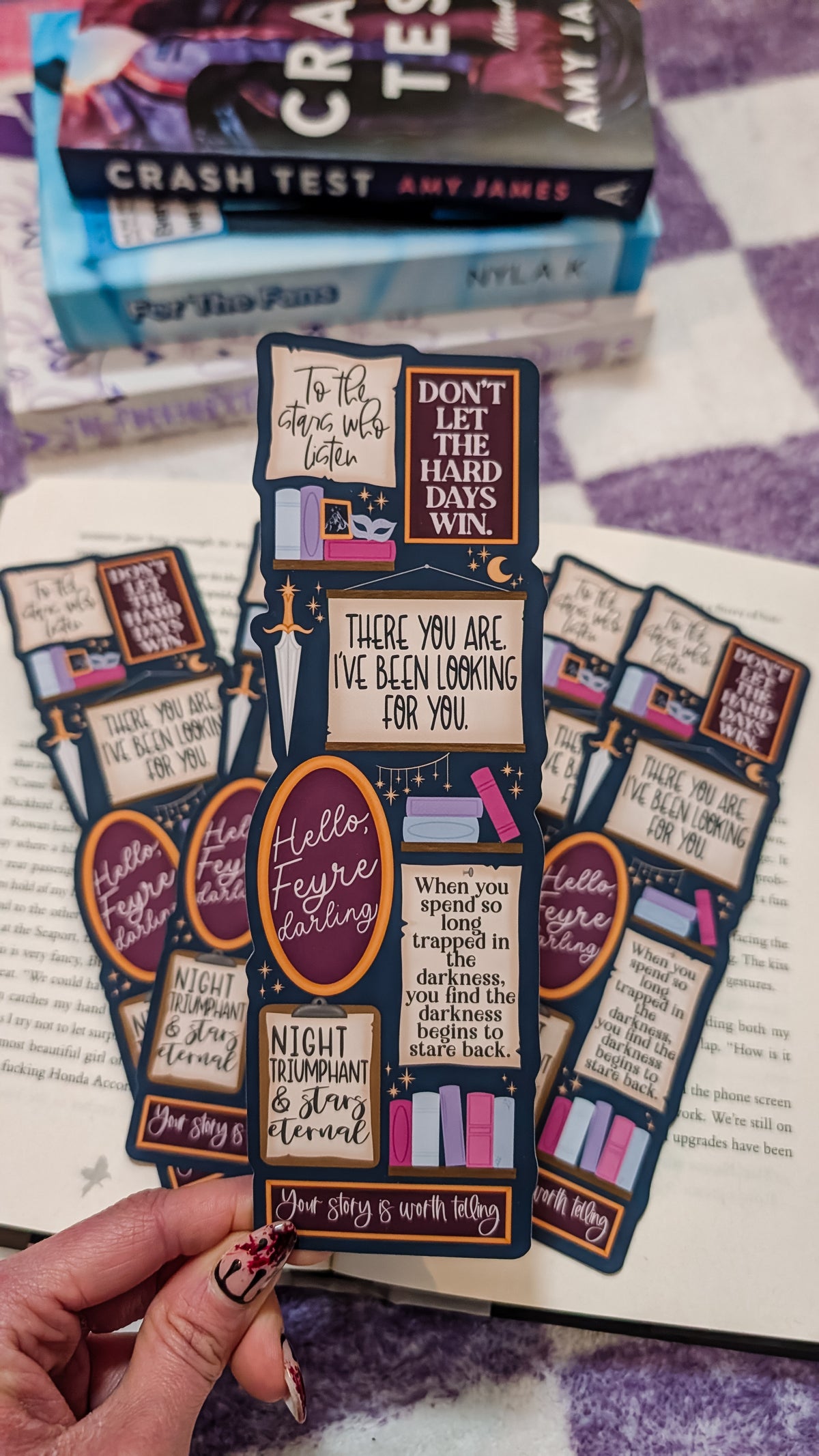 ACOTAR Quote Wall Die-Cut Bookmark