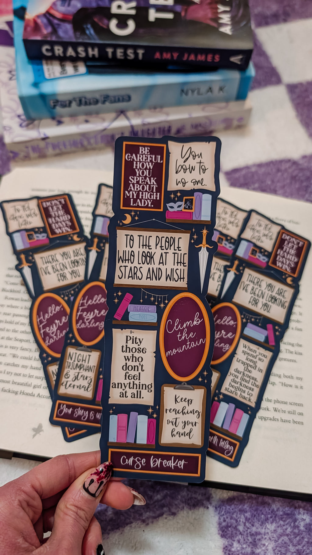 ACOTAR Quote Wall Die-Cut Bookmark