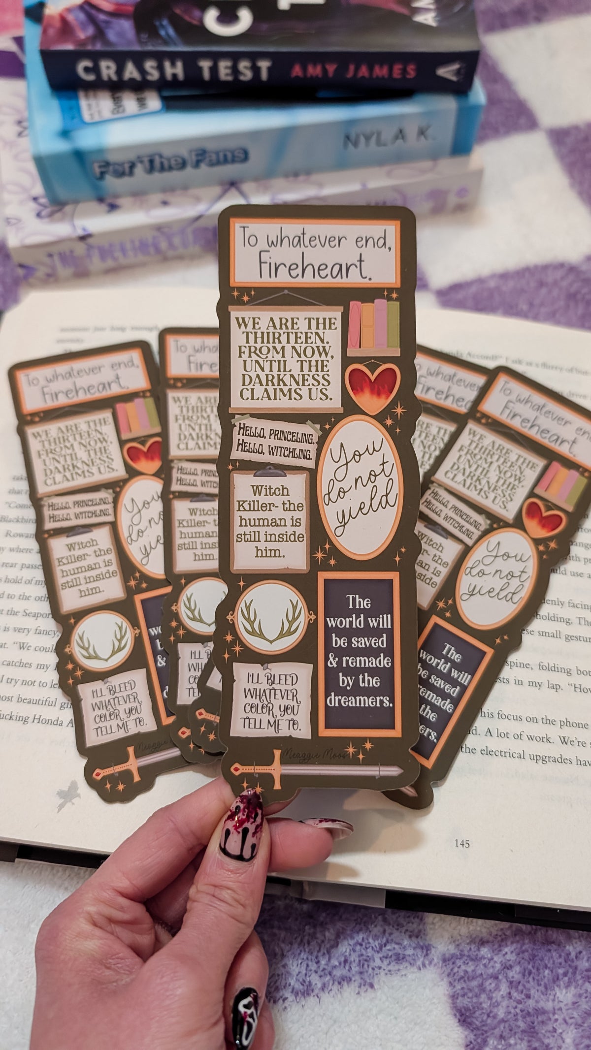 Throne of Glass Quote Wall Die-Cut Bookmark