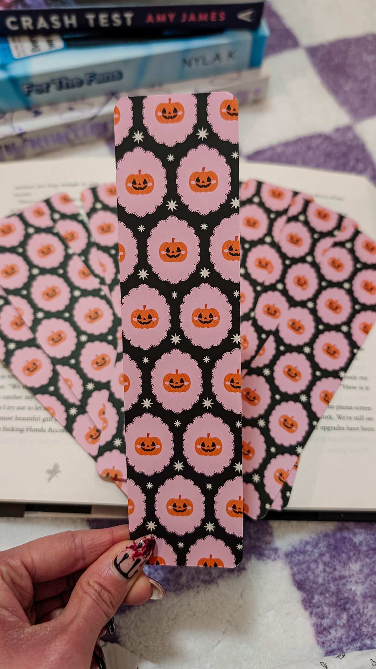 Pumpkin Paper Bookmark