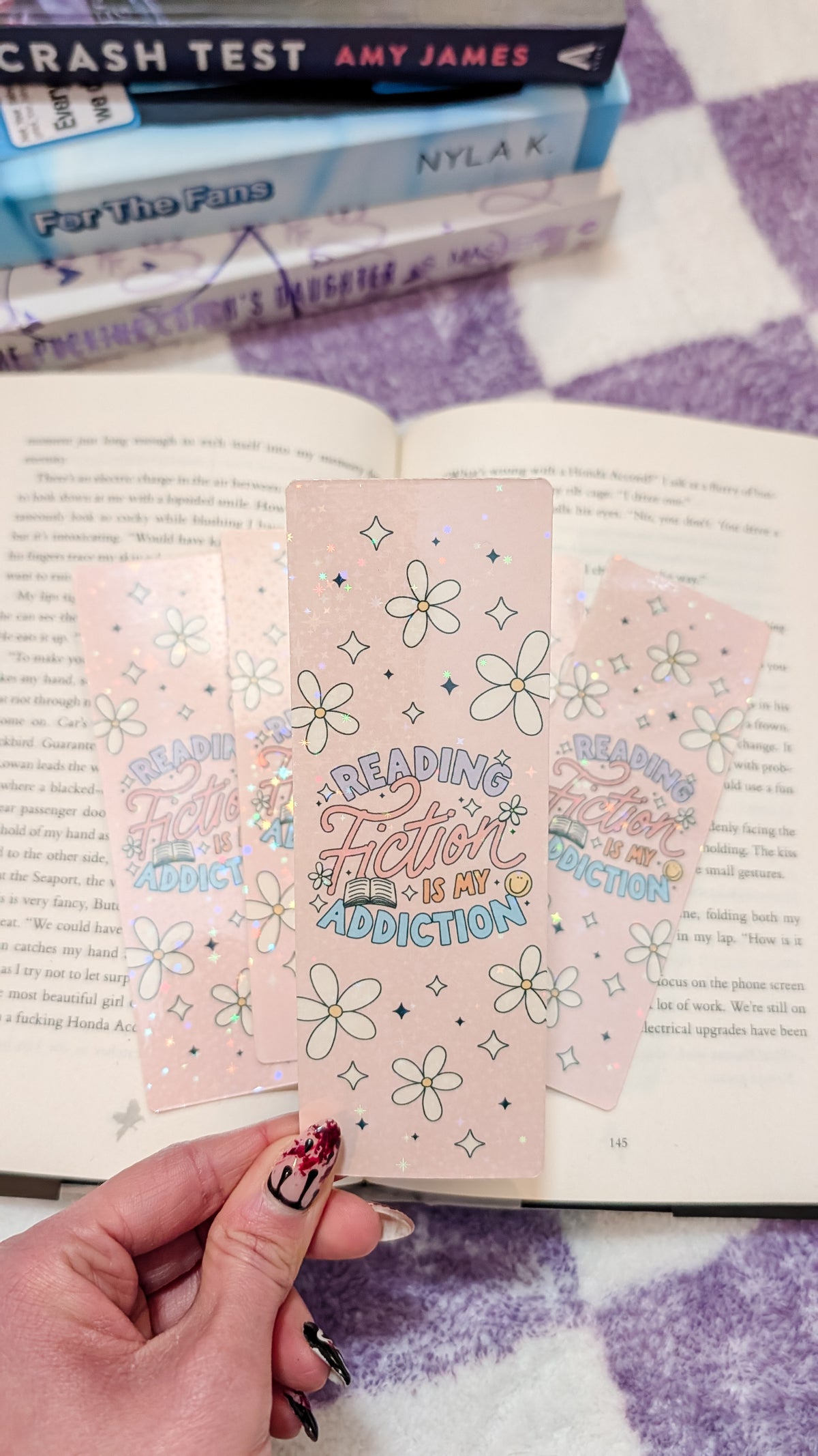 Bookmark Fiction Is My Addiction