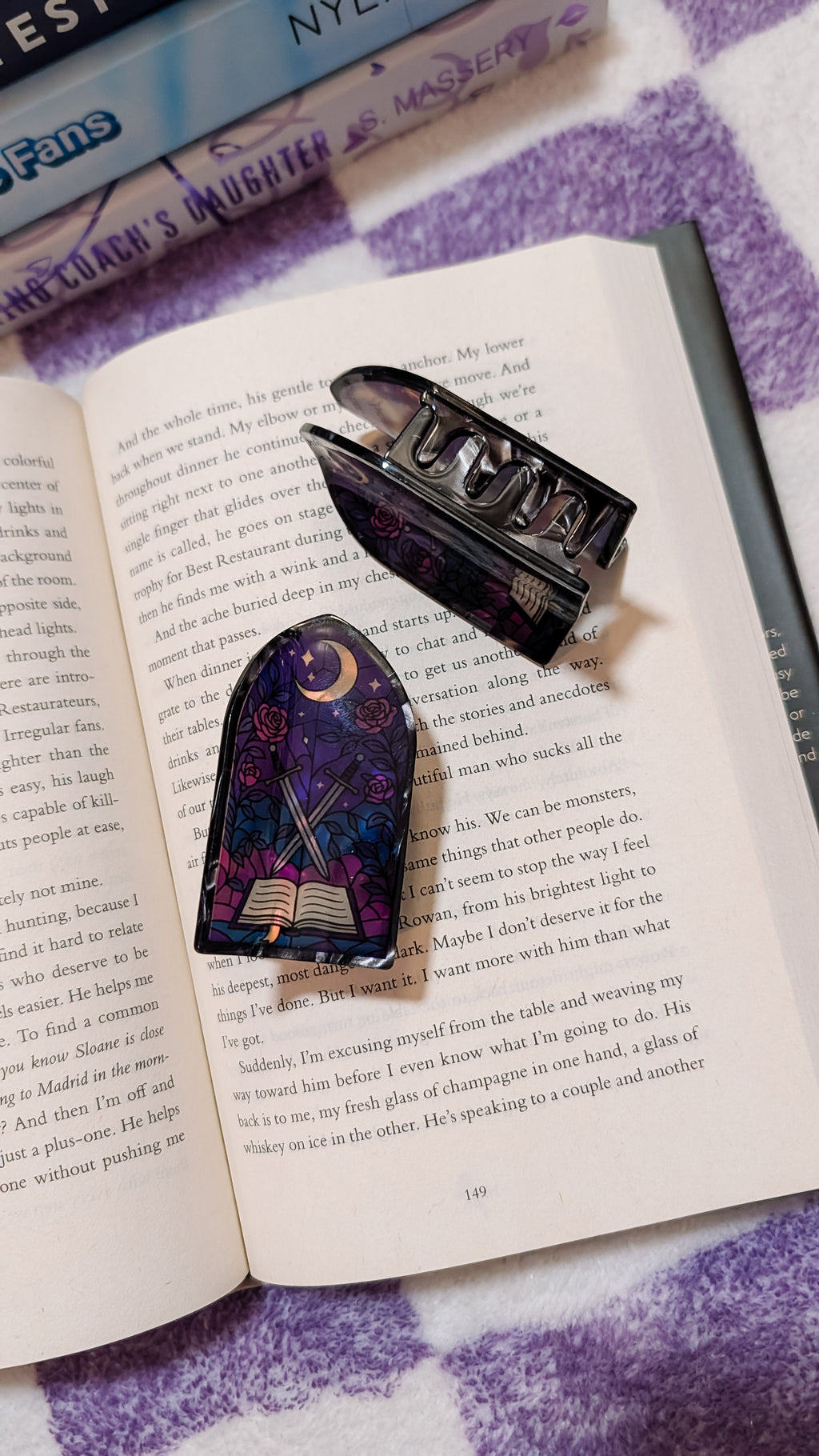 Swords & Stories Hair Claw Clip
