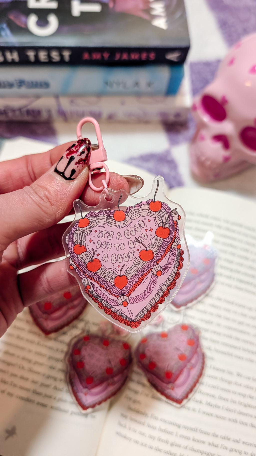 "It's a Good Day To Read" Keychain