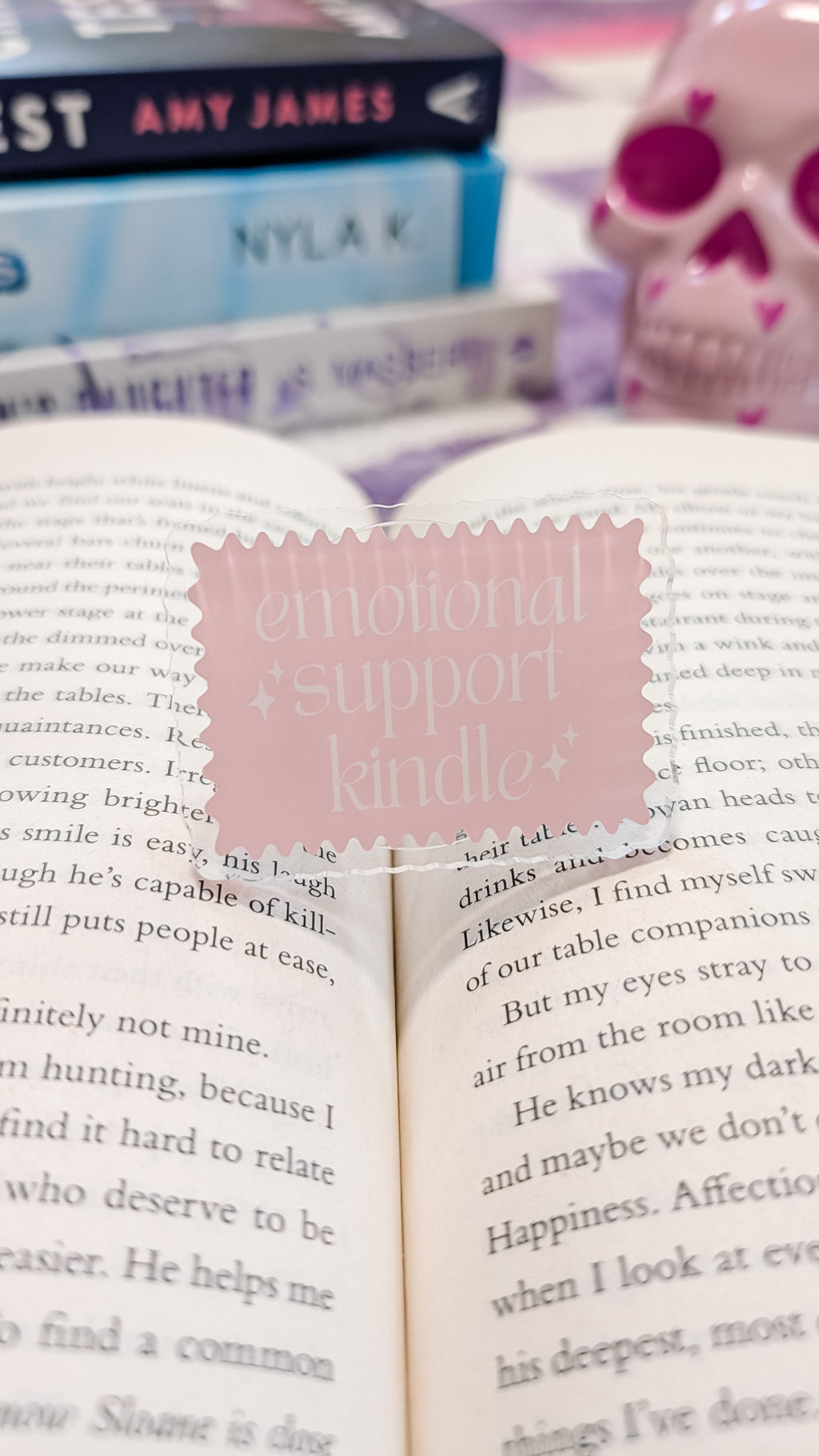 Emotional Support Kindle Grip
