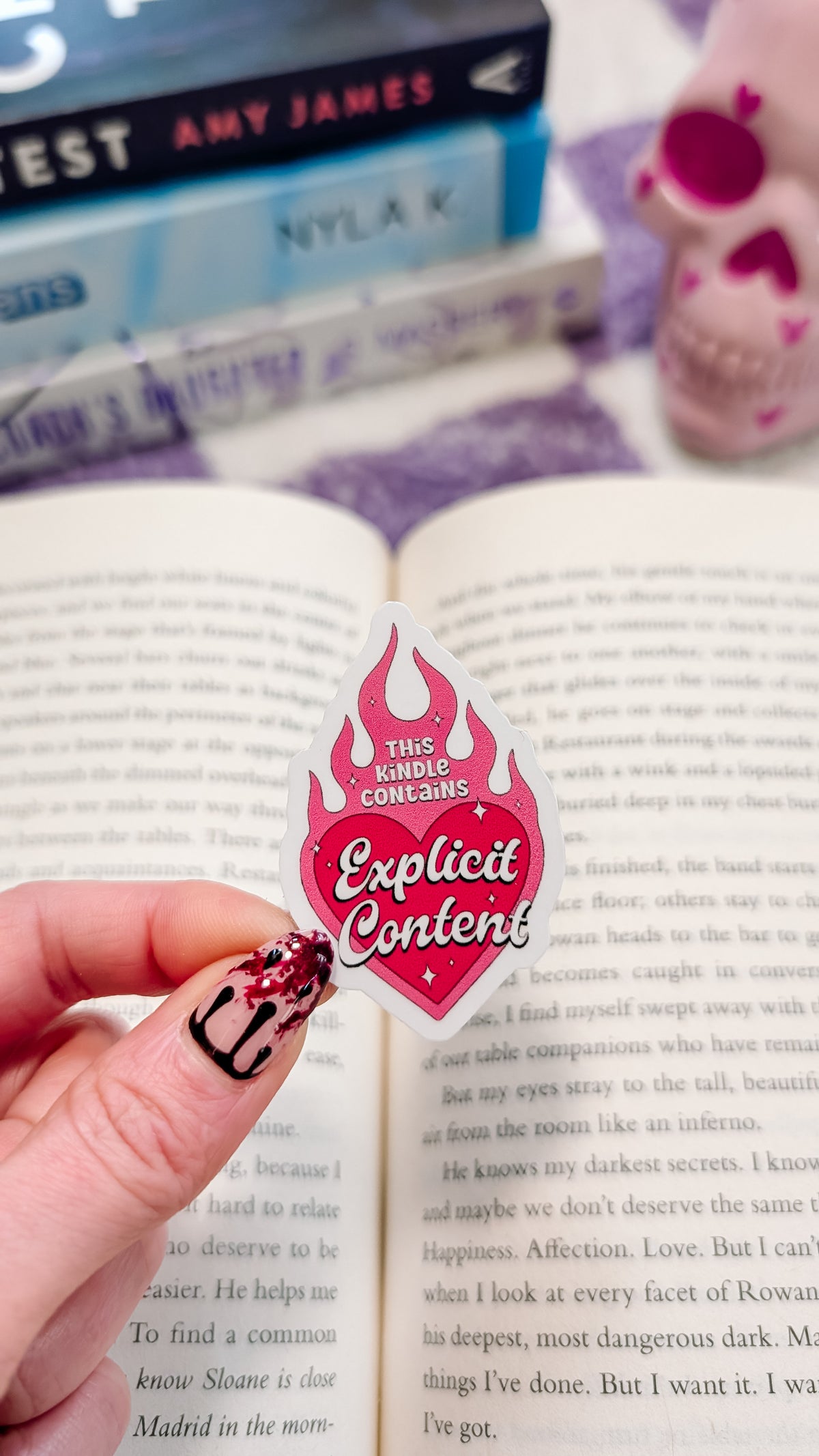 This Kindle Contains Explicit Contents Vinyl Sticker