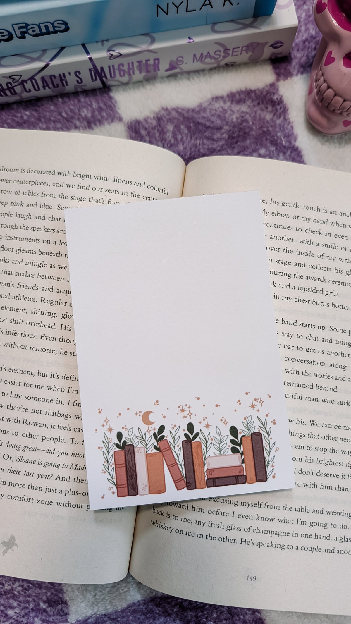 4x6 Autumn Magical Books Notepad | Bookish Reader Notepad
