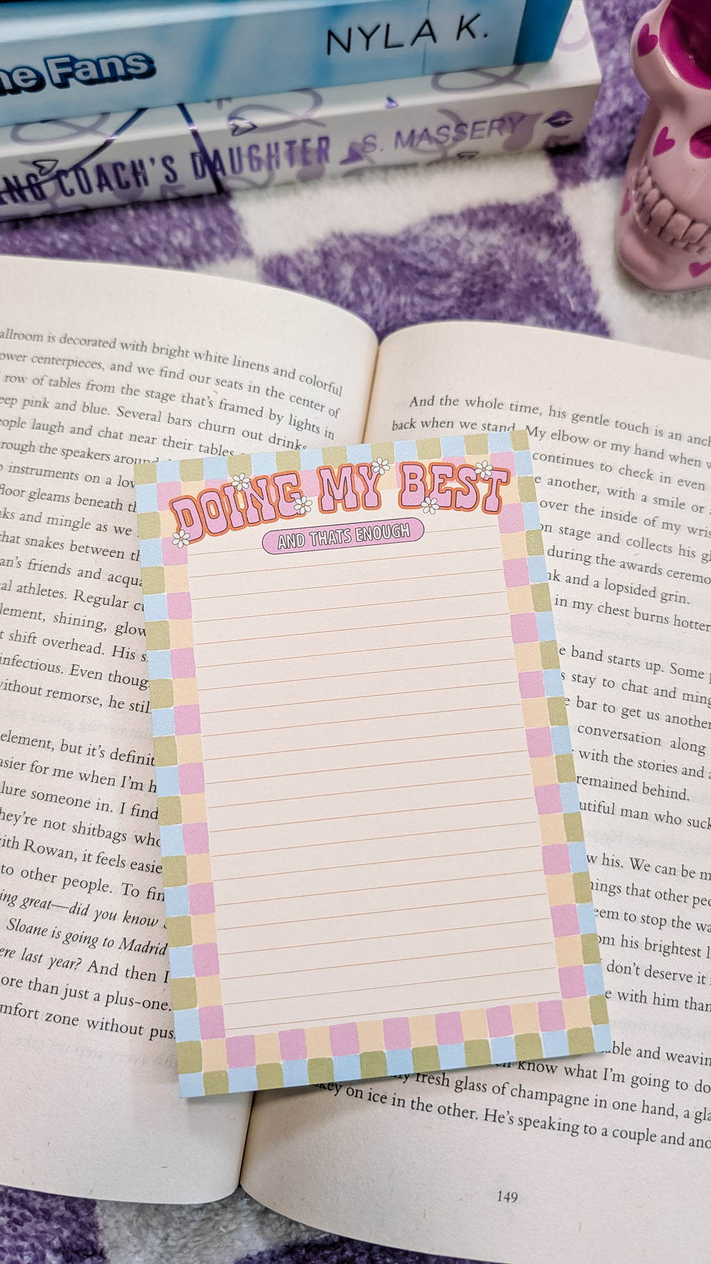4x6 Notepad, Doing My Best And That's Enough