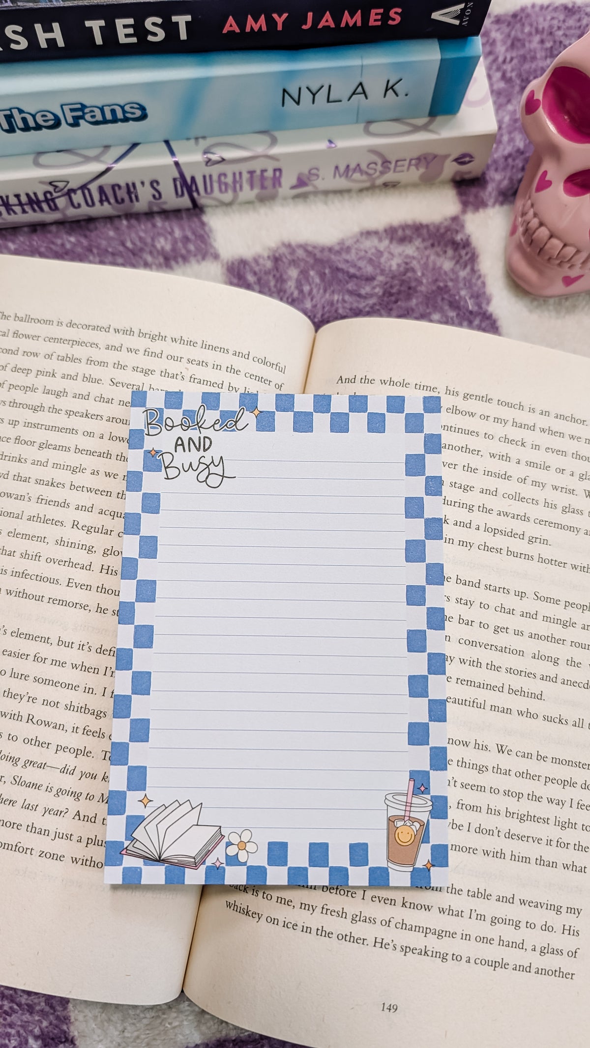 4x6 Notepad, Booked & Busy
