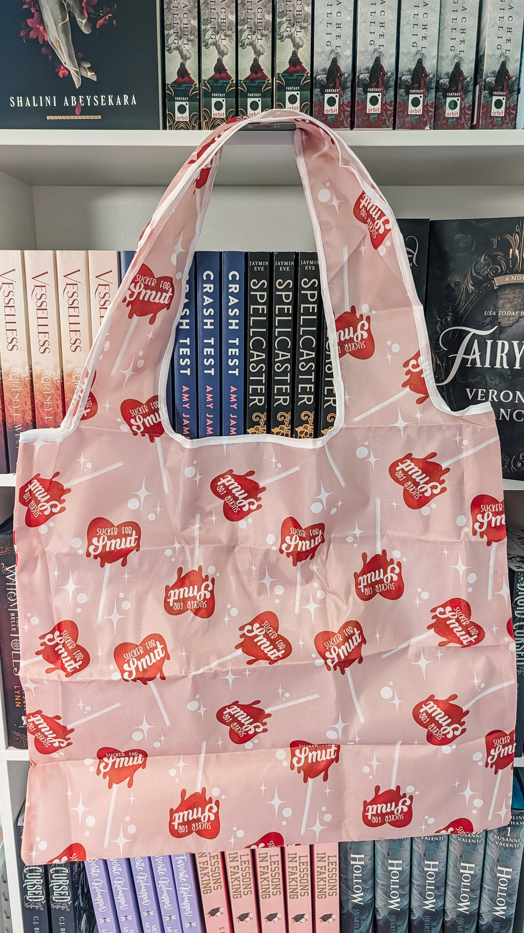 Sucker For Smut | Reusable Bookish Foldable Grocery Tote Bag