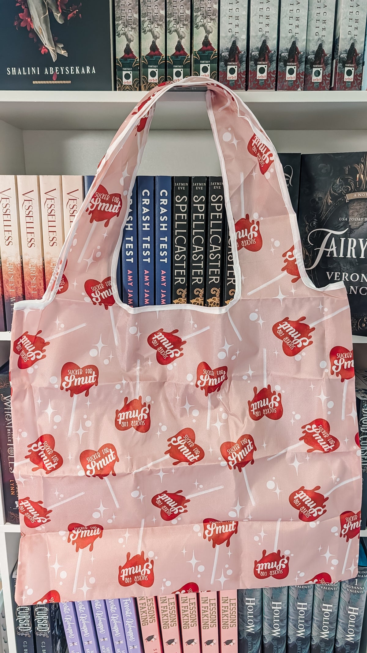 Sucker For Smut | Reusable Bookish Foldable Grocery Tote Bag