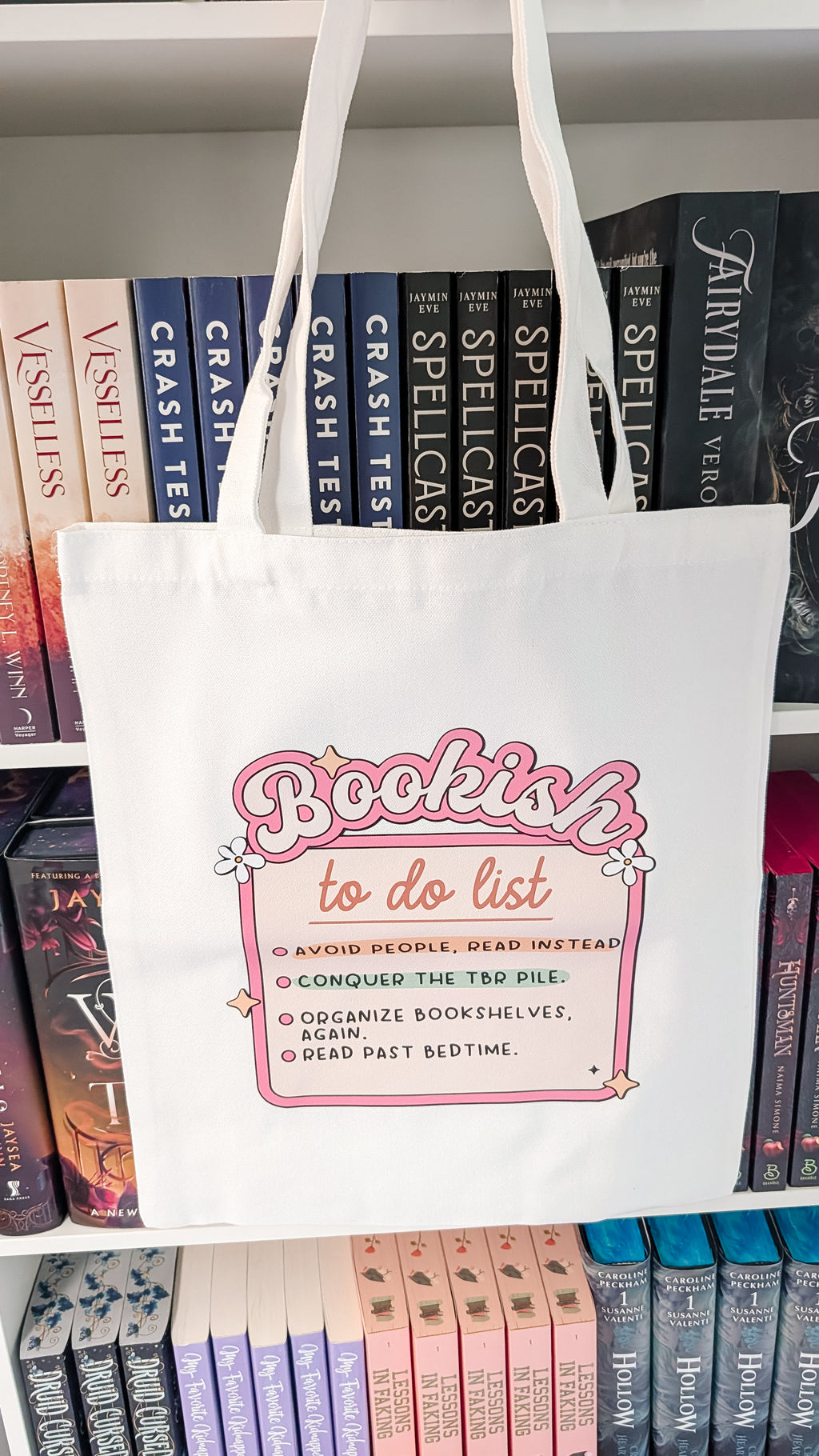 Canvas Tote Bag, Bookish To Do List