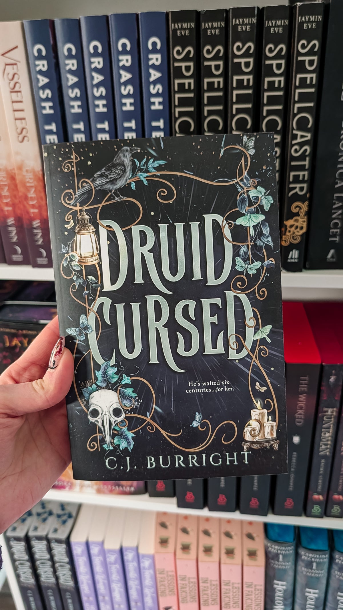 Druid Cursed by C.J. Burright - Sprayed Edges
