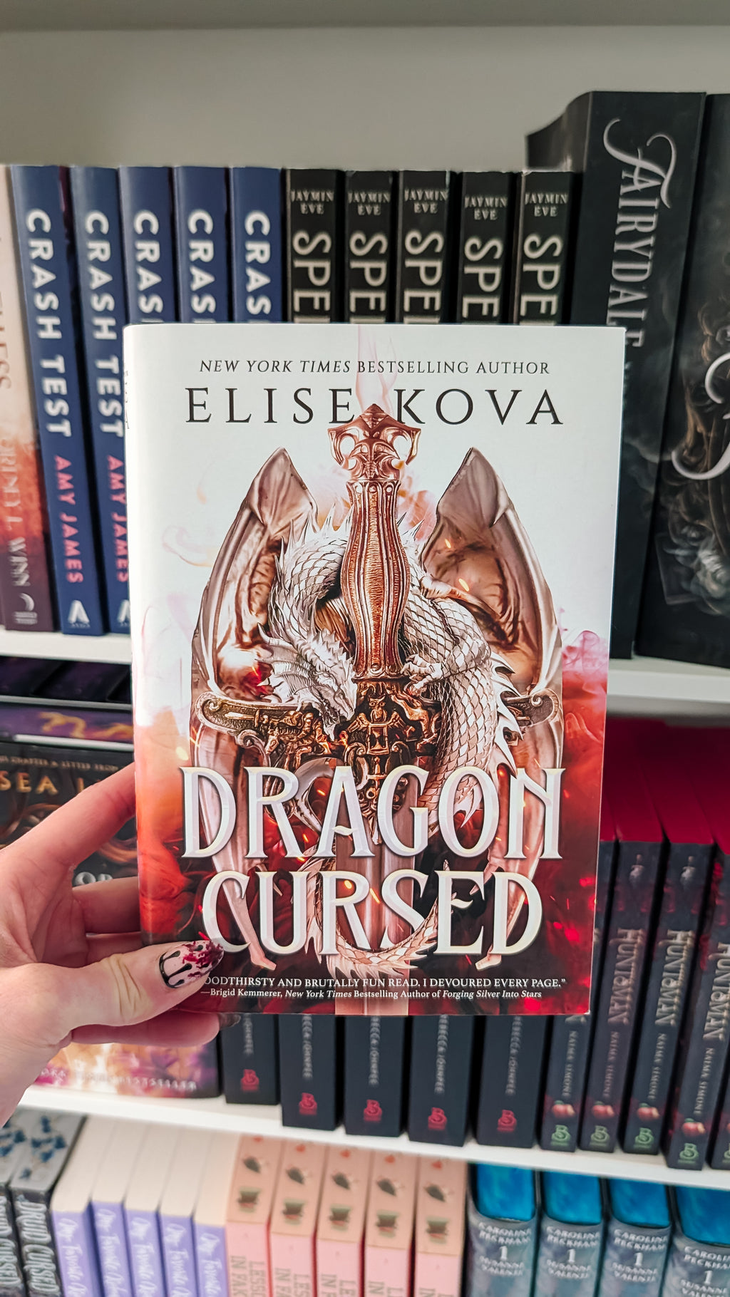 Dragon Cursed by Elise Kova - Sprayed Edges