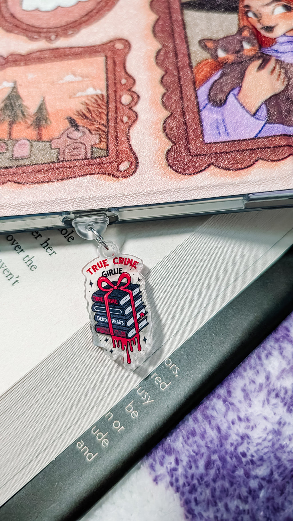 Kindle Charm - True Crime Girlie (Books)