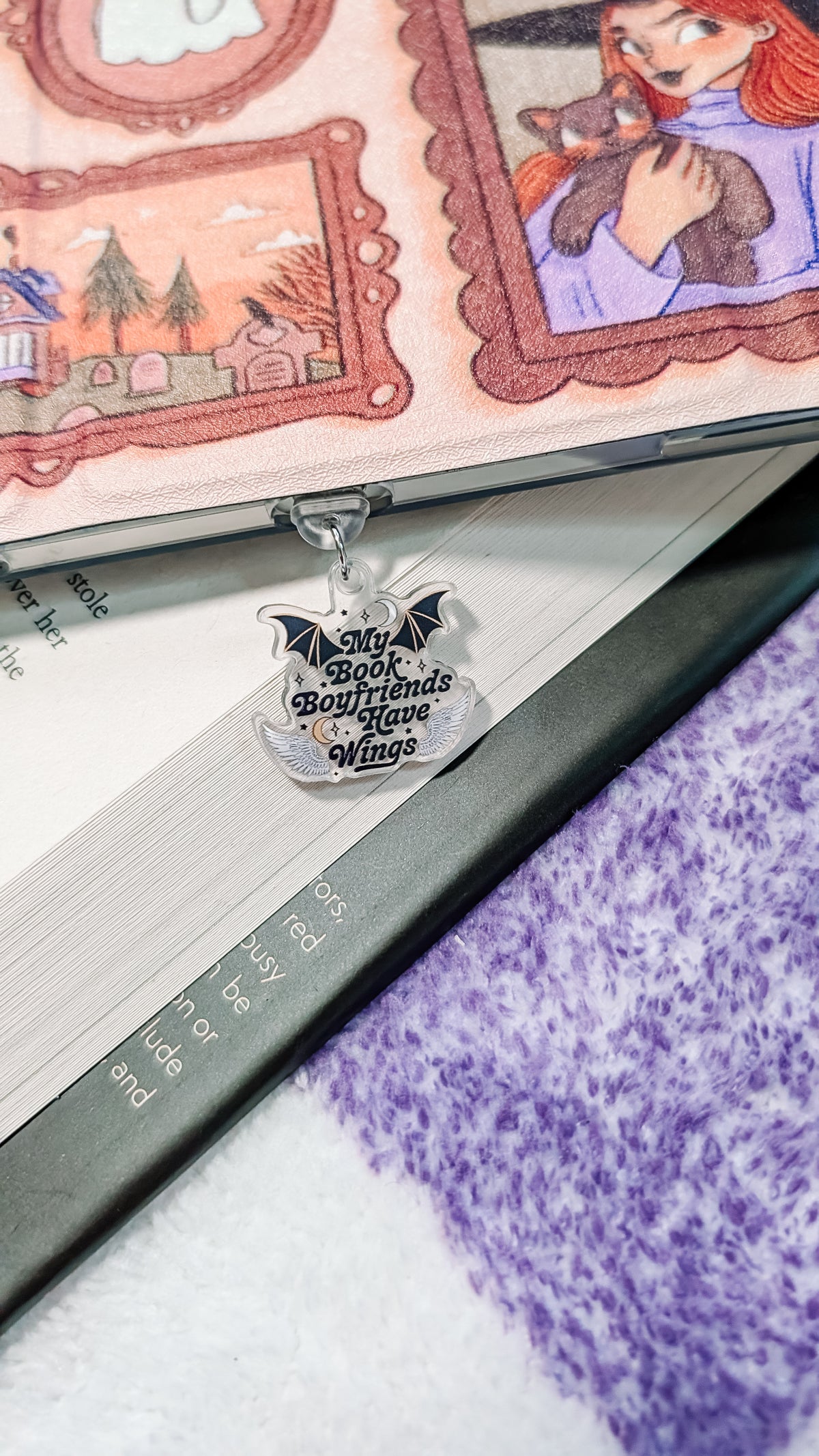 Kindle Charms - My Book Boyfriends Have Wings