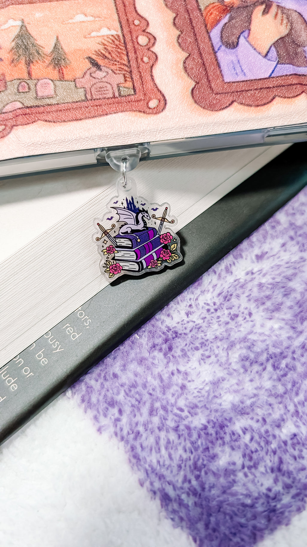 Kindle Charm - Book Dragon