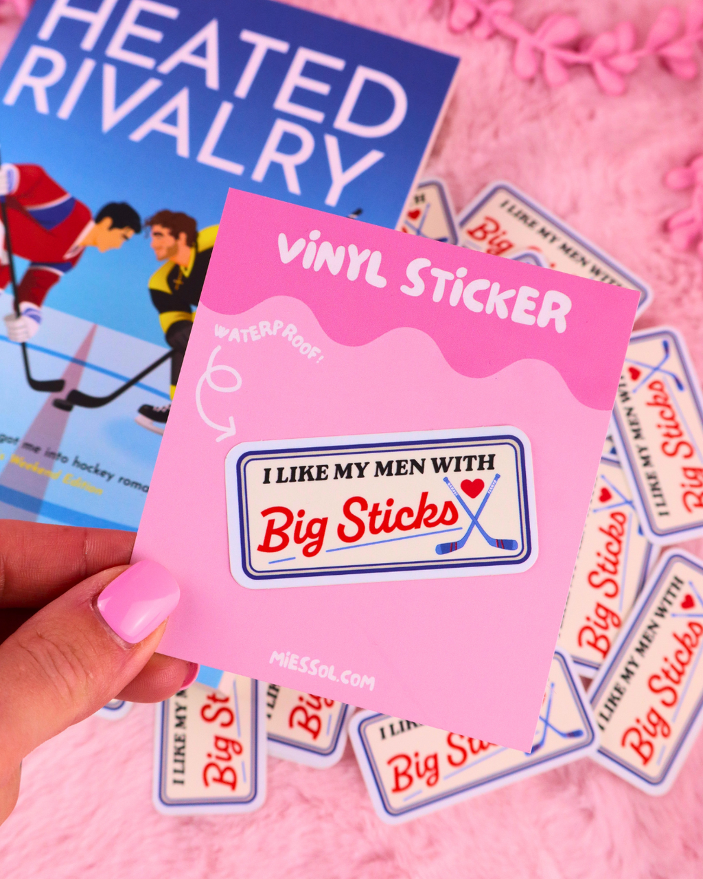 I Like My Men With Big Sticks Vinyl Waterproof Sticker