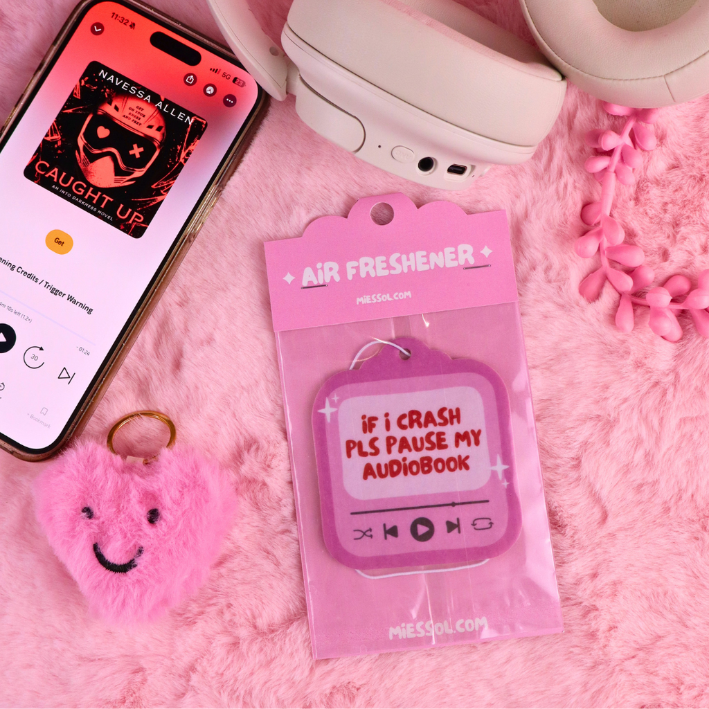 If I Crash Pls Pause My Audiobook Bookish Air Freshener
