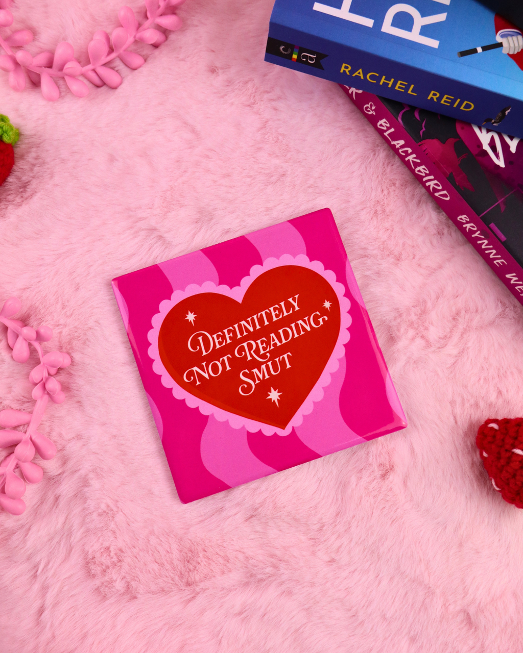 Bookish Ceramic Coasters for Romance Readers and Book Lovers