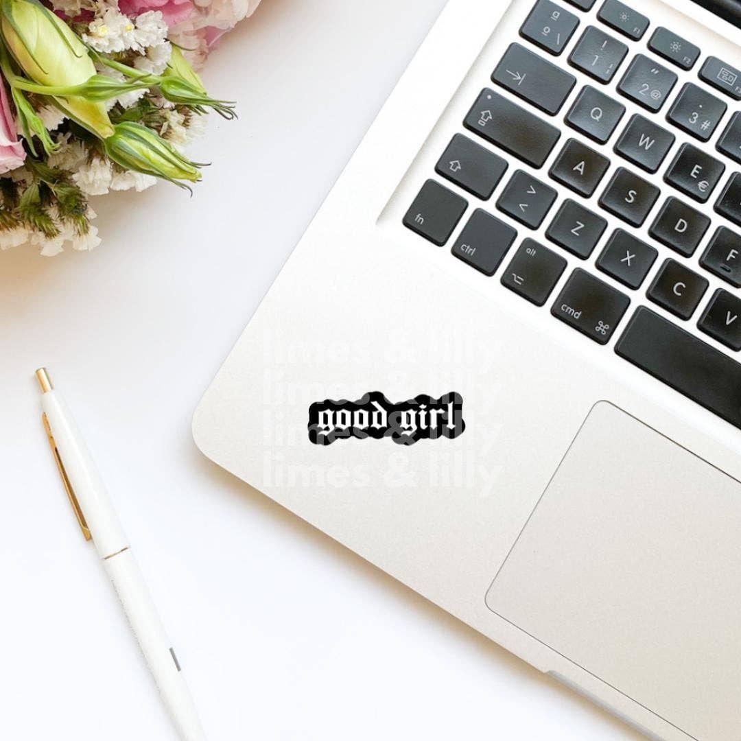 Good Girl Vinyl Sticker | Kindle Sticker | Bookish Stickers