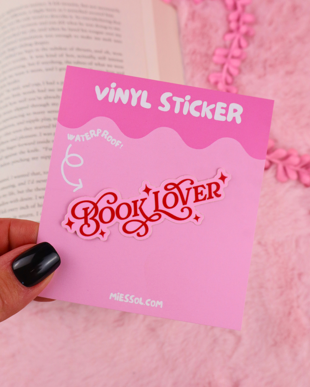 Book Lover Vinyl Bookish Waterproof Sticker for Readers