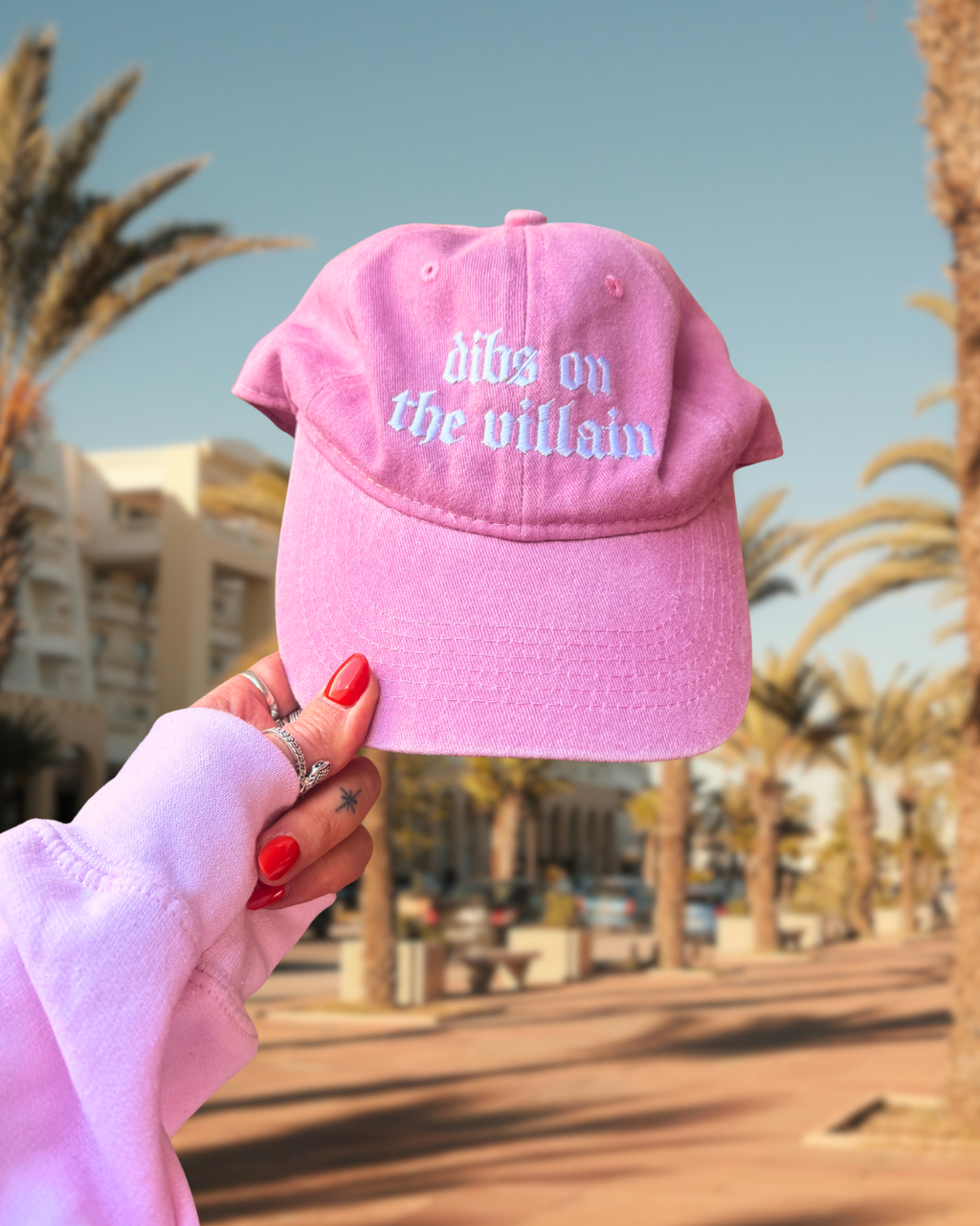 Dibs On The Villain Baseball Cap